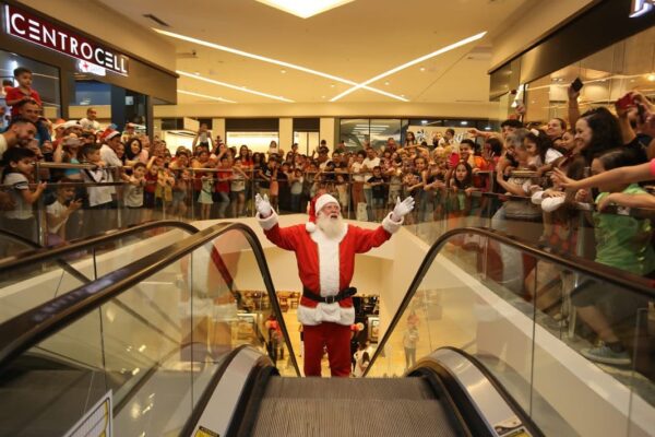 Papai Noel já chegou ao Shopping Palladium Umuarama
