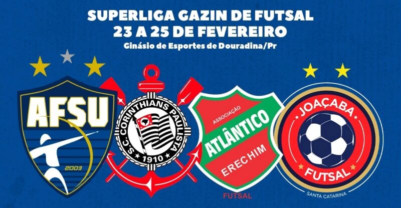 Em Douradina, Superliga de Futsal vai reunir grandes times do Brasil