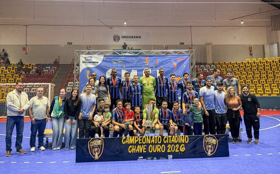 Definidos os campeões do Citadino de Futsal Umuarama 2026